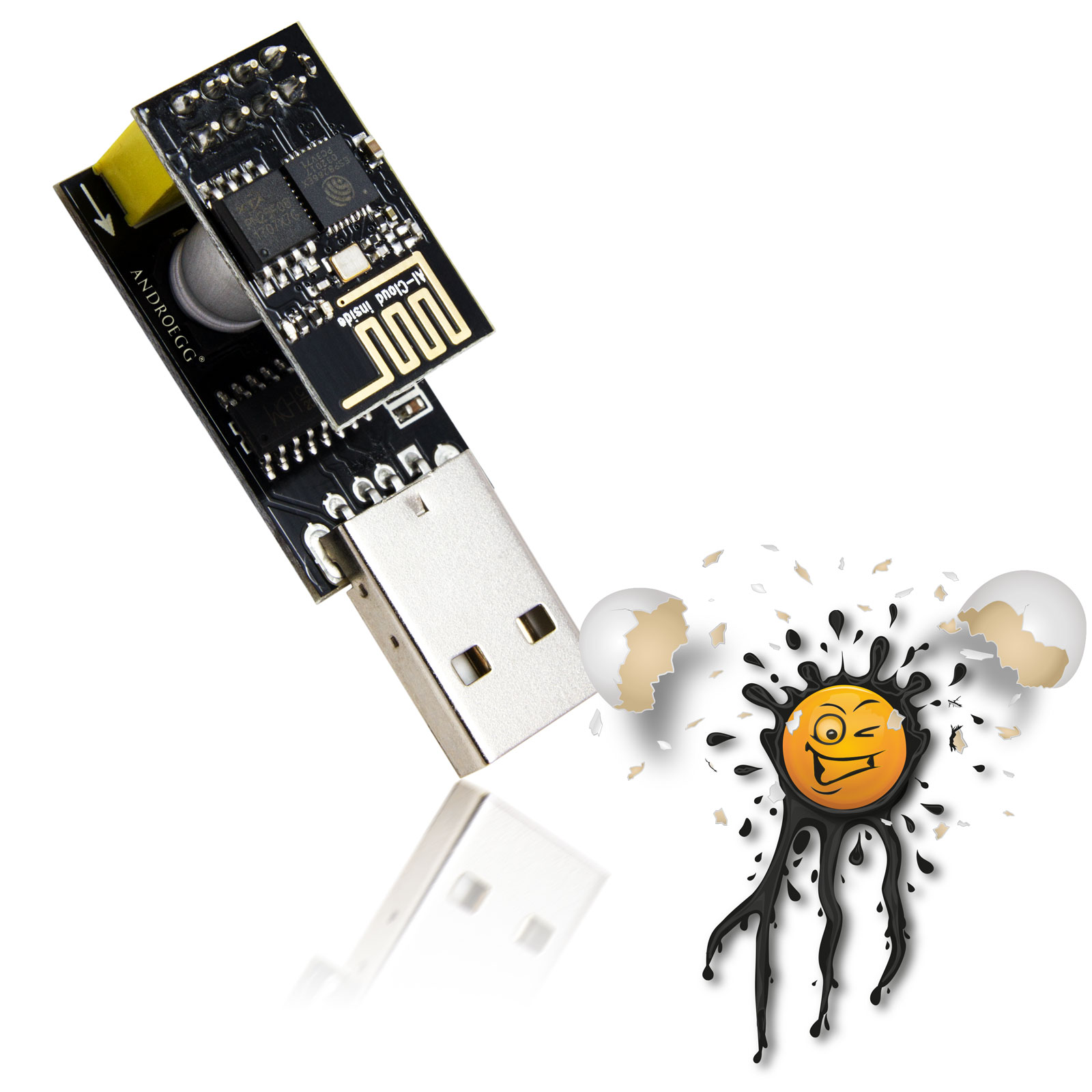 USB TTL WLan COM Port Bridge Modul
