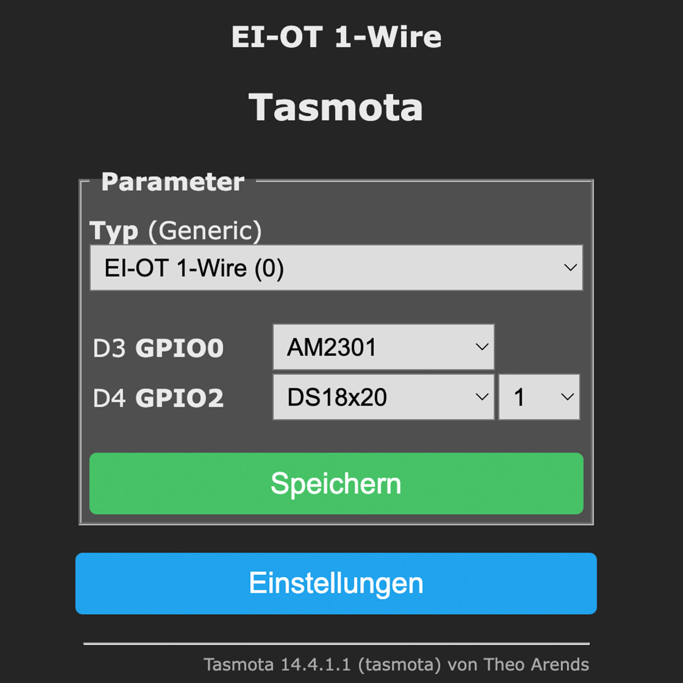 Tasmota EI-OT AM2301 ESP8266 Smart Home WiFi Temperatur Luftfeuchtigkeit Sensor Set – Bild 9